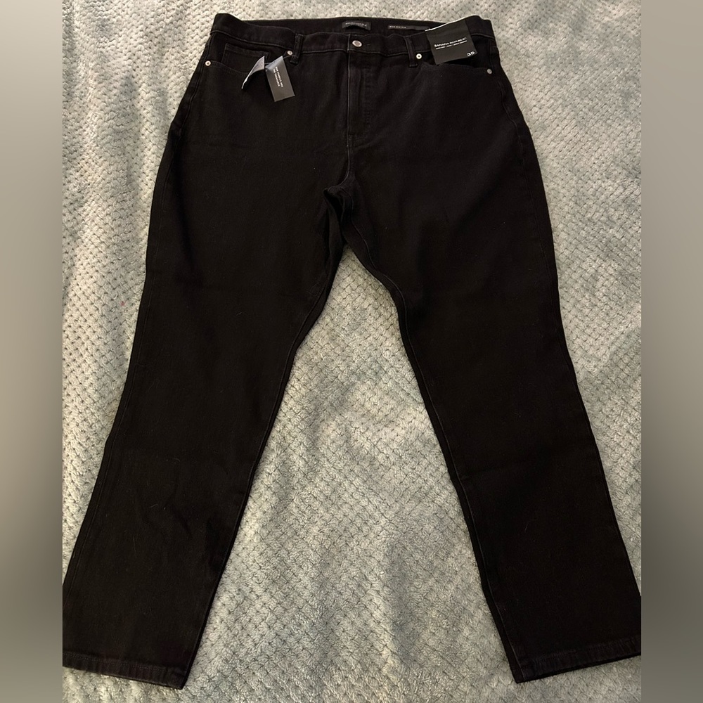 New Banana Republic High Rise Skinny Black Jeans Size 35 - NWT - $98.50 Retail